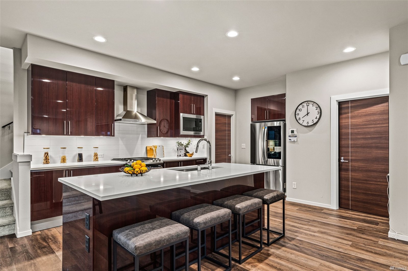 Modern updated kitchen for first time home buyers